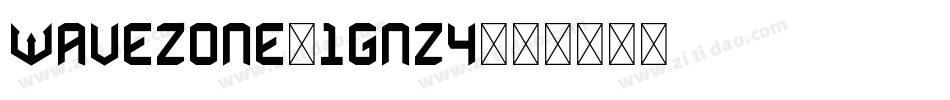 WaveZone-1GnZ4字体转换