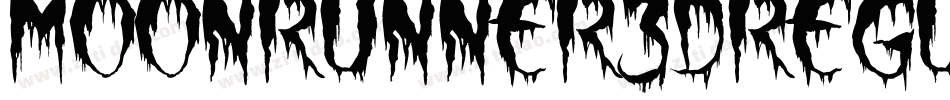 MoonRunner3DRegular-vmRmy字体转换