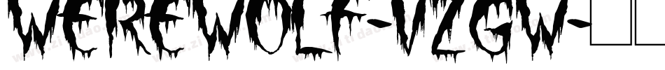 Werewolf-VzGw字体转换