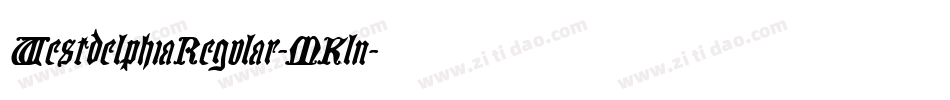 WestdelphiaRegular-MKln字体转换 WestdelphiaRegular-MKln字体转换