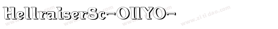 HellraiserSc-O2YO字体转换