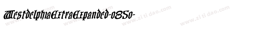 WestdelphiaExtraExpanded-o85o字体转换