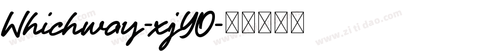 Whichway-xjYO字体转换