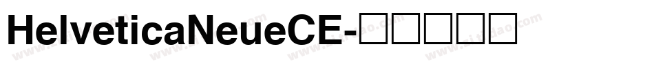 HelveticaNeueCE字体转换
