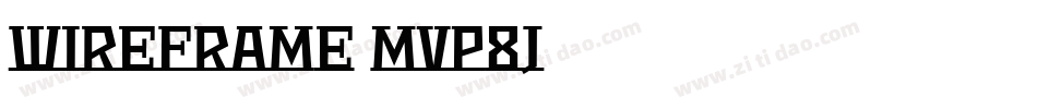 Wireframe-MVp8J字体转换