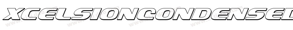 XcelsionCondensedItalicCondensedItalic-4OnD字体转换