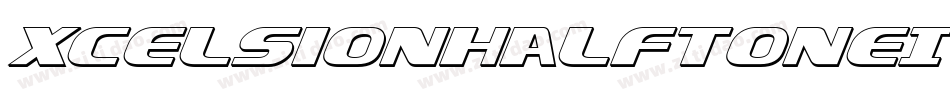 XcelsionHalftoneItalicItalic-pzZZ字体转换