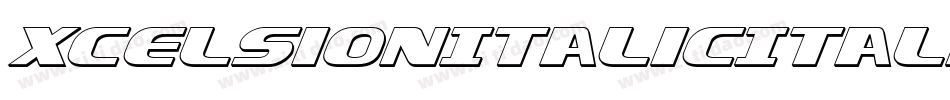 XcelsionItalicItalic-D9L0字体转换