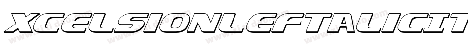 XcelsionLeftalicItalic-VazV字体转换