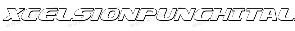 XcelsionPunchItalicItalic-G2lZ字体转换
