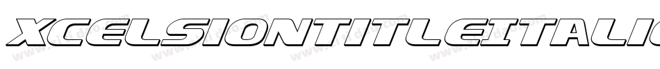 XcelsionTitleItalicItalic-5ZXj字体转换