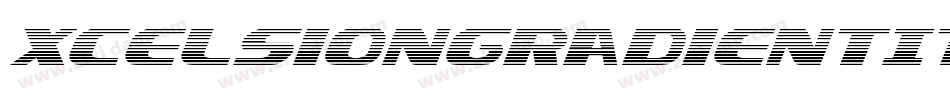 XcelsionGradientItalicItalic-3Eaz字体转换