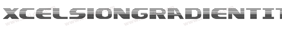XcelsionGradientItalicItalic-3Eaz字体转换