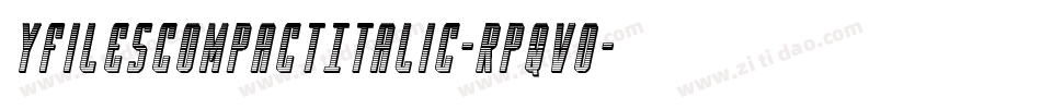 YFilesCompactItalic-Rpqvo字体转换