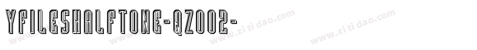 YFilesHalftone-qZ0o2字体转换