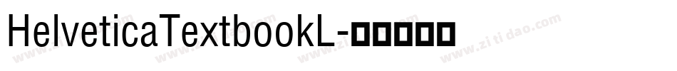 HelveticaTextbookL字体转换
