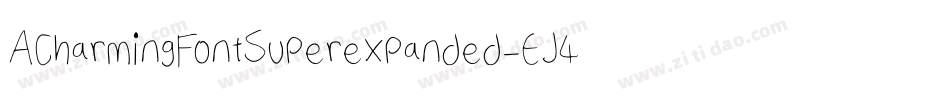 ACharmingFontSuperexpanded-EJ4j字体转换