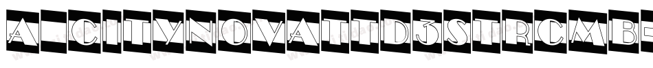 a_CityNovaTtD3StrCmb字体转换