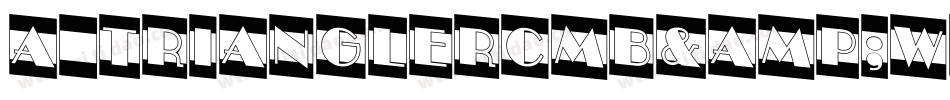 a_TrianglerCmB&W字体转换