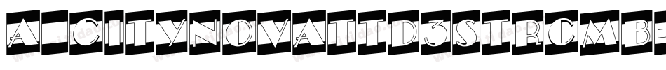 a_CityNovaTtD3StrCmb字体转换