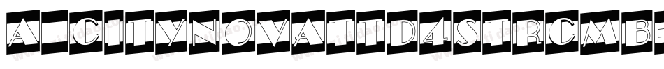 a_CityNovaTtD4StrCmb字体转换