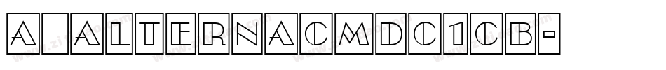 a_AlternaCmDc1Cb字体转换