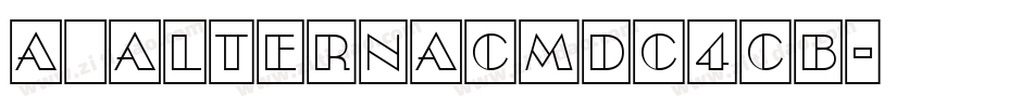 a_AlternaCmDc4Cb字体转换