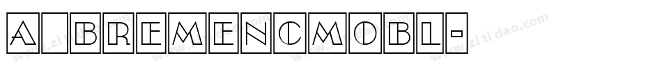 a_BremenCmObl字体转换
