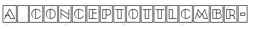 a_ConceptoTtlCmBr字体转换