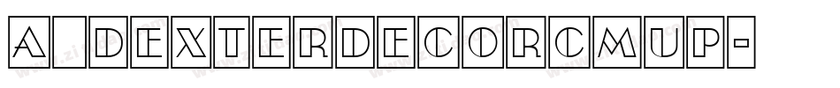 a_DexterDecorCmUp字体转换