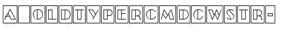 a_OldTyperCmDcWStr字体转换