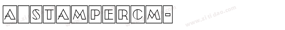 a_StamperCm字体转换