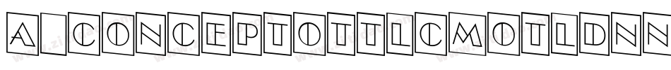 a_ConceptoTtlCmOtlDnNr字体转换