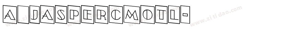 a_JasperCmOtl字体转换