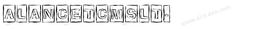 aLancetCmSlt字体转换