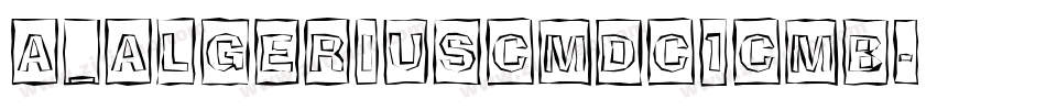 a_AlgeriusCmDc1Cmb字体转换