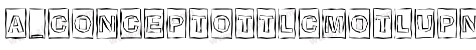 a_ConceptoTtlCmOtlUpNr字体转换