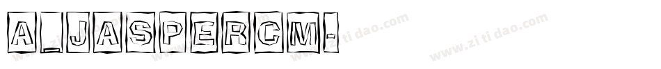 a_JasperCm字体转换