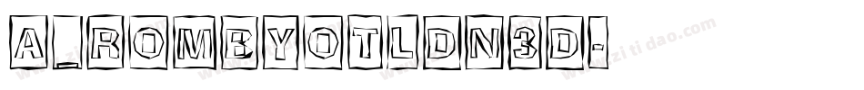 a_RombyOtlDn3D字体转换