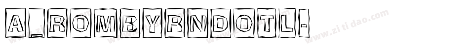 a_RombyRndOtl字体转换