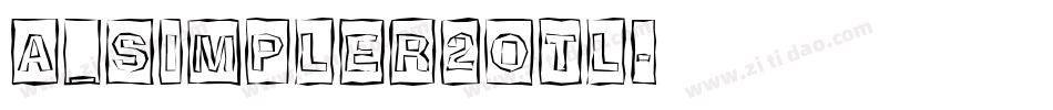 a_Simpler2Otl字体转换
