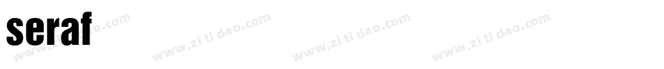 seraf字体转换