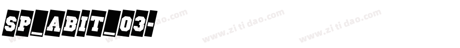 SP_Abit_03字体转换