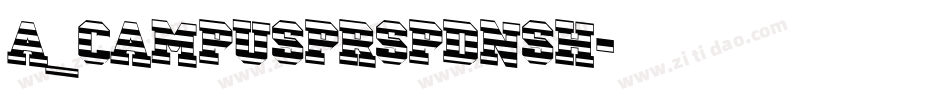a_CampusPrspDnSh字体转换