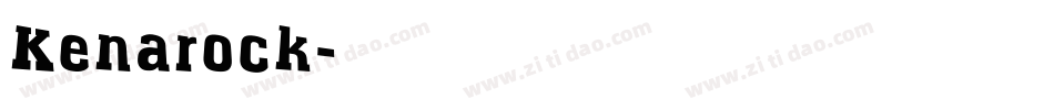 Kenarock字体转换
