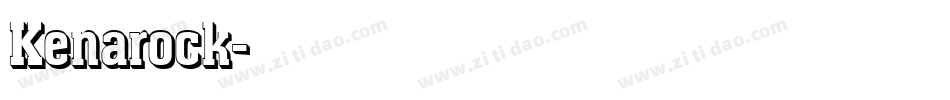 Kenarock字体转换