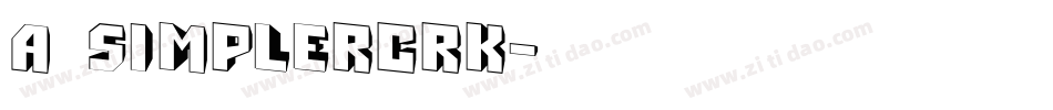 a_SimplerCrk字体转换