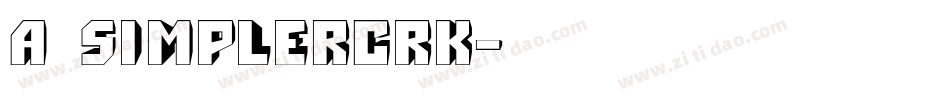 a_SimplerCrk字体转换