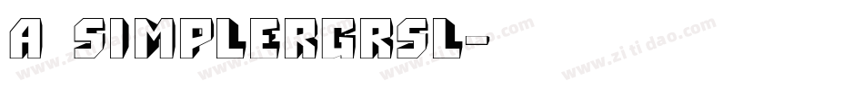 a_SimplerGrSl字体转换