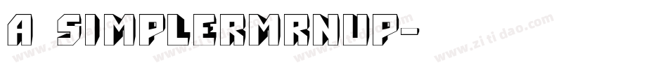 a_SimplerMrnUp字体转换